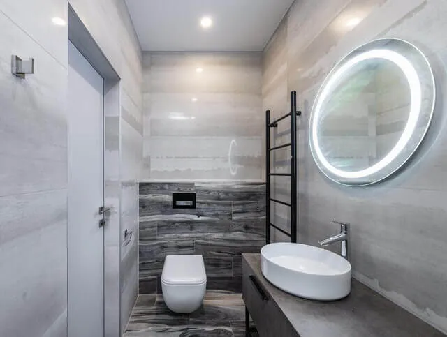 Gri Banyo Dekorasyonu